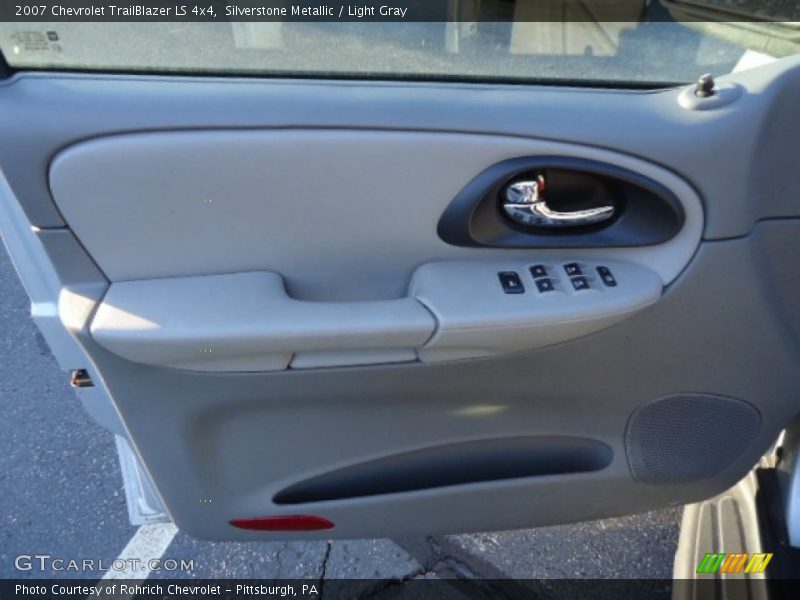 Silverstone Metallic / Light Gray 2007 Chevrolet TrailBlazer LS 4x4