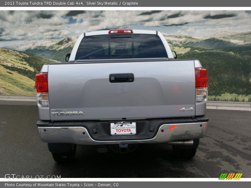 Silver Sky Metallic / Graphite 2013 Toyota Tundra TRD Double Cab 4x4