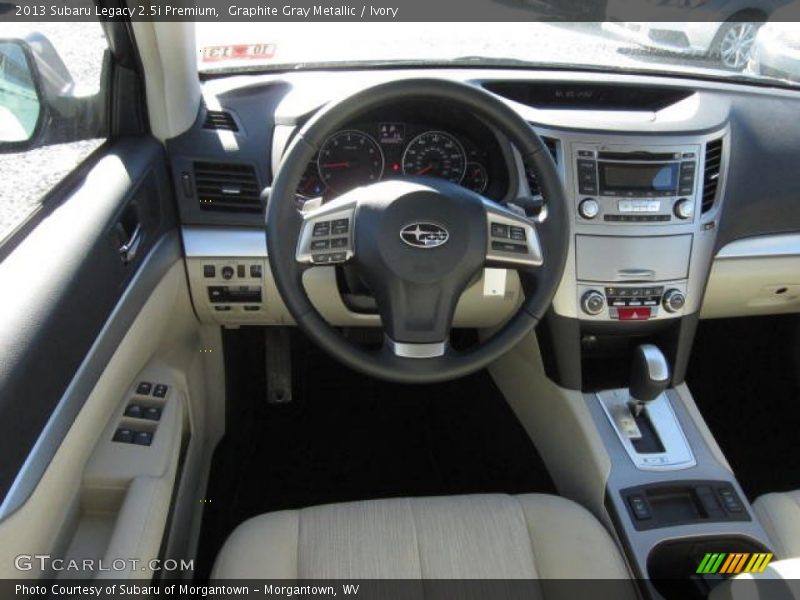 Graphite Gray Metallic / Ivory 2013 Subaru Legacy 2.5i Premium