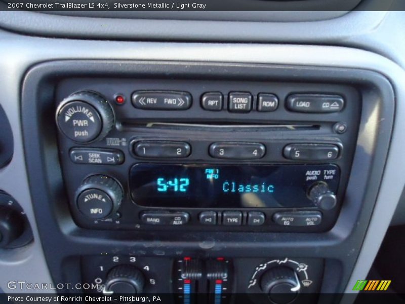 Silverstone Metallic / Light Gray 2007 Chevrolet TrailBlazer LS 4x4