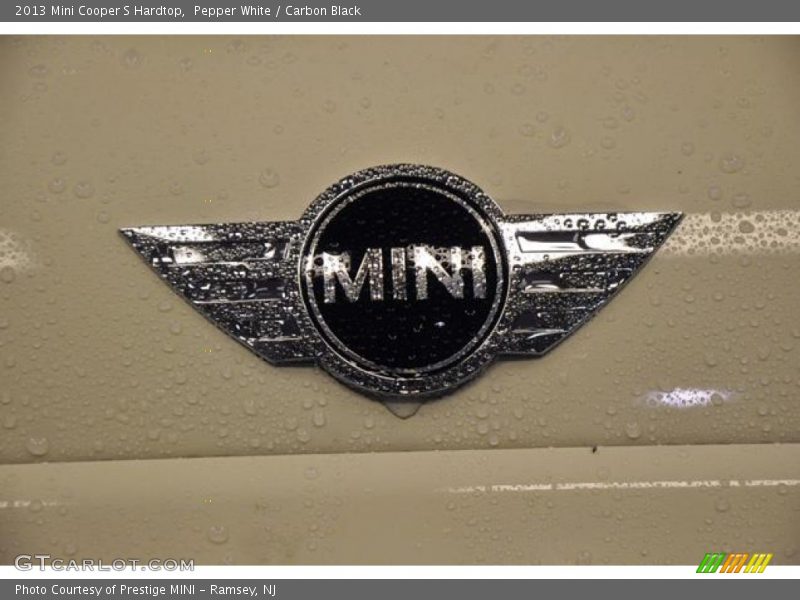 Pepper White / Carbon Black 2013 Mini Cooper S Hardtop