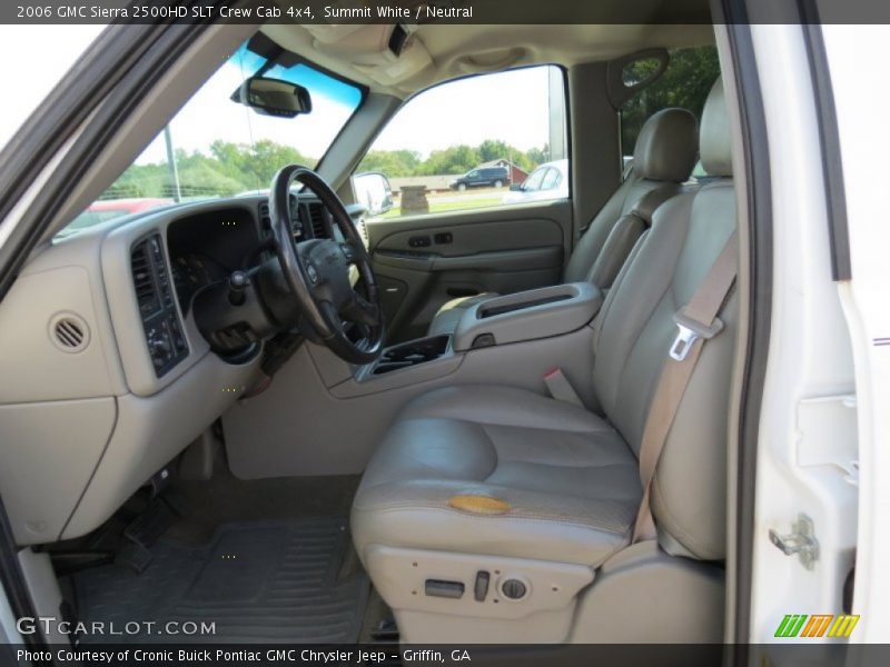 Summit White / Neutral 2006 GMC Sierra 2500HD SLT Crew Cab 4x4