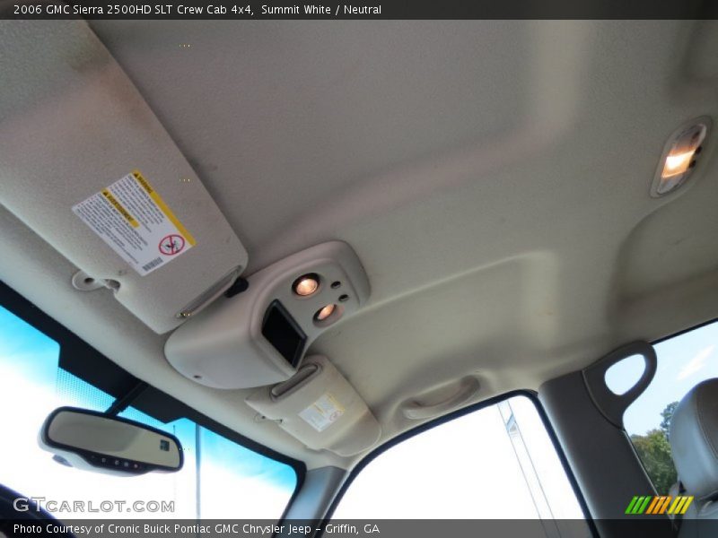Summit White / Neutral 2006 GMC Sierra 2500HD SLT Crew Cab 4x4