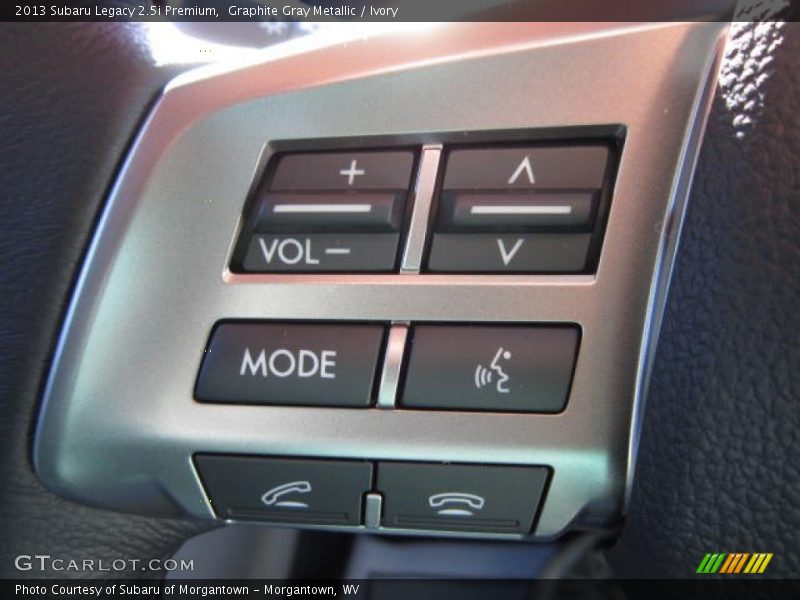 Graphite Gray Metallic / Ivory 2013 Subaru Legacy 2.5i Premium