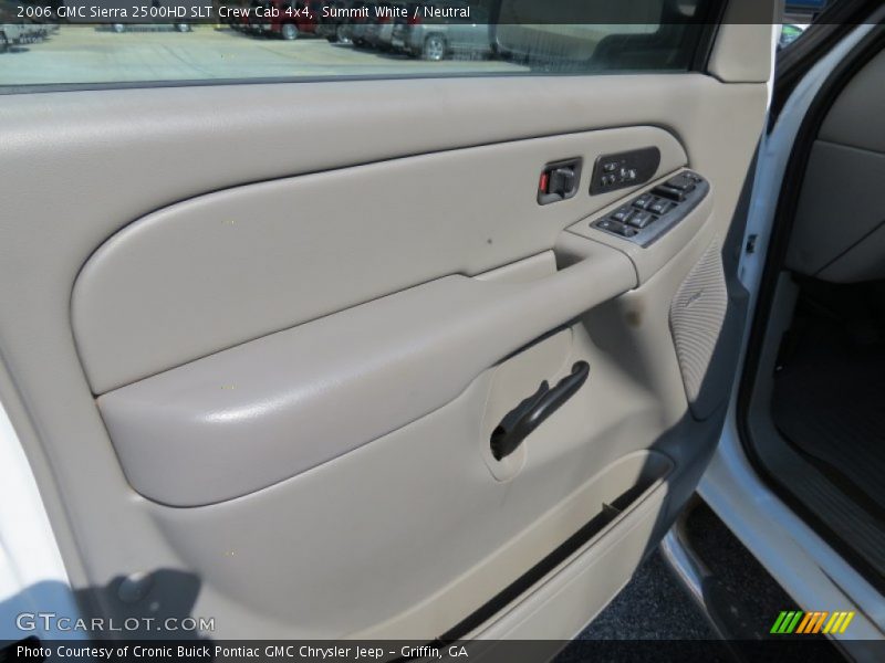 Summit White / Neutral 2006 GMC Sierra 2500HD SLT Crew Cab 4x4