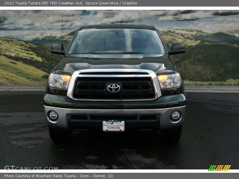 Spruce Green Mica / Graphite 2013 Toyota Tundra SR5 TRD CrewMax 4x4
