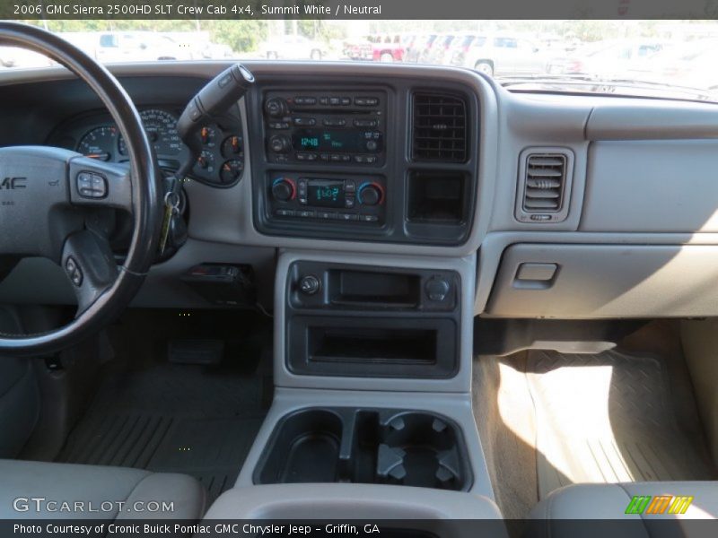 Summit White / Neutral 2006 GMC Sierra 2500HD SLT Crew Cab 4x4