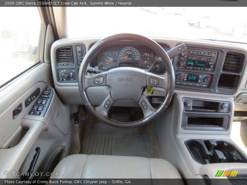 Summit White / Neutral 2006 GMC Sierra 2500HD SLT Crew Cab 4x4