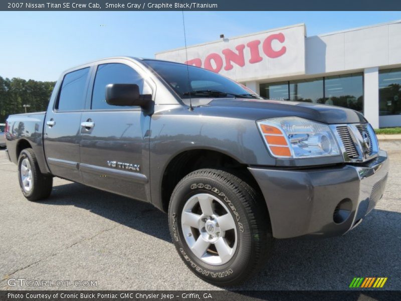 Smoke Gray / Graphite Black/Titanium 2007 Nissan Titan SE Crew Cab