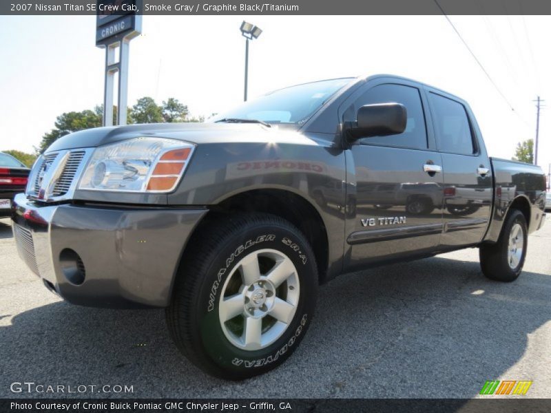 Smoke Gray / Graphite Black/Titanium 2007 Nissan Titan SE Crew Cab