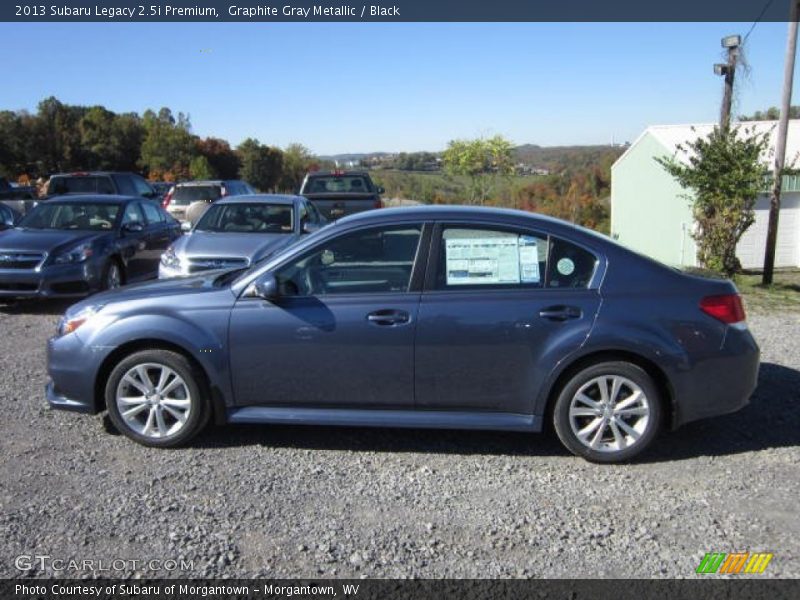 Graphite Gray Metallic / Black 2013 Subaru Legacy 2.5i Premium
