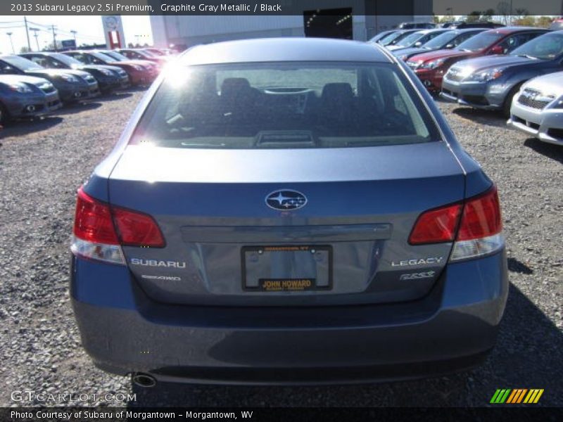 Graphite Gray Metallic / Black 2013 Subaru Legacy 2.5i Premium