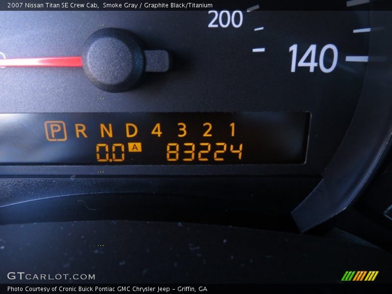 Smoke Gray / Graphite Black/Titanium 2007 Nissan Titan SE Crew Cab