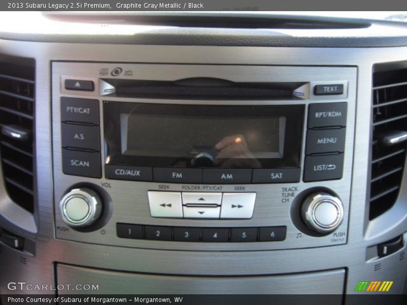 Graphite Gray Metallic / Black 2013 Subaru Legacy 2.5i Premium