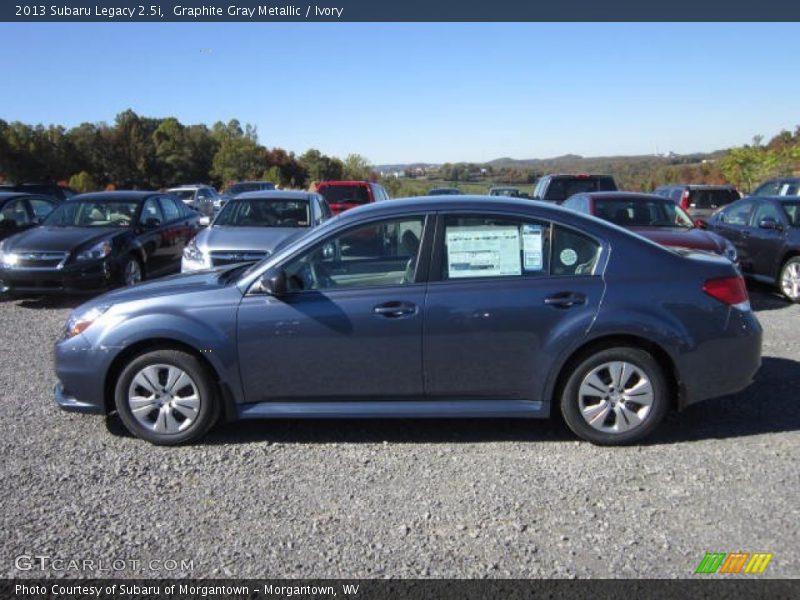 Graphite Gray Metallic / Ivory 2013 Subaru Legacy 2.5i