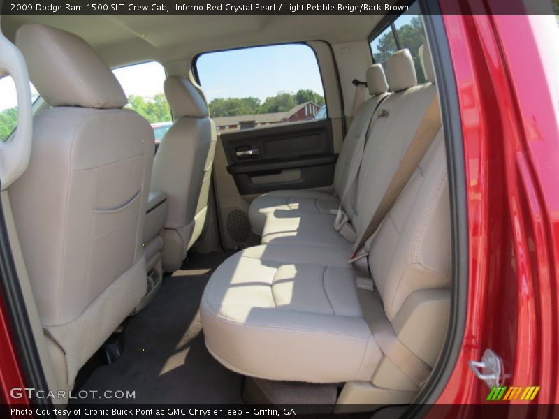 Inferno Red Crystal Pearl / Light Pebble Beige/Bark Brown 2009 Dodge Ram 1500 SLT Crew Cab