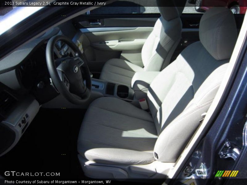 Graphite Gray Metallic / Ivory 2013 Subaru Legacy 2.5i