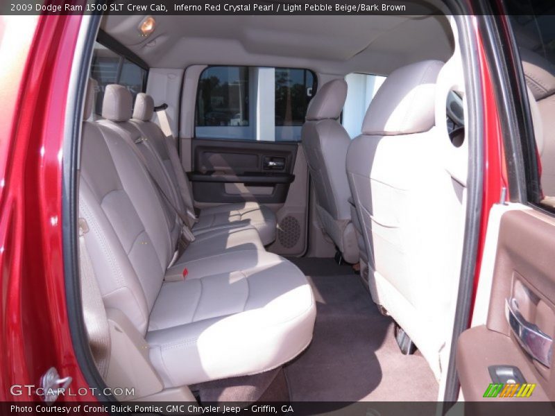 Inferno Red Crystal Pearl / Light Pebble Beige/Bark Brown 2009 Dodge Ram 1500 SLT Crew Cab