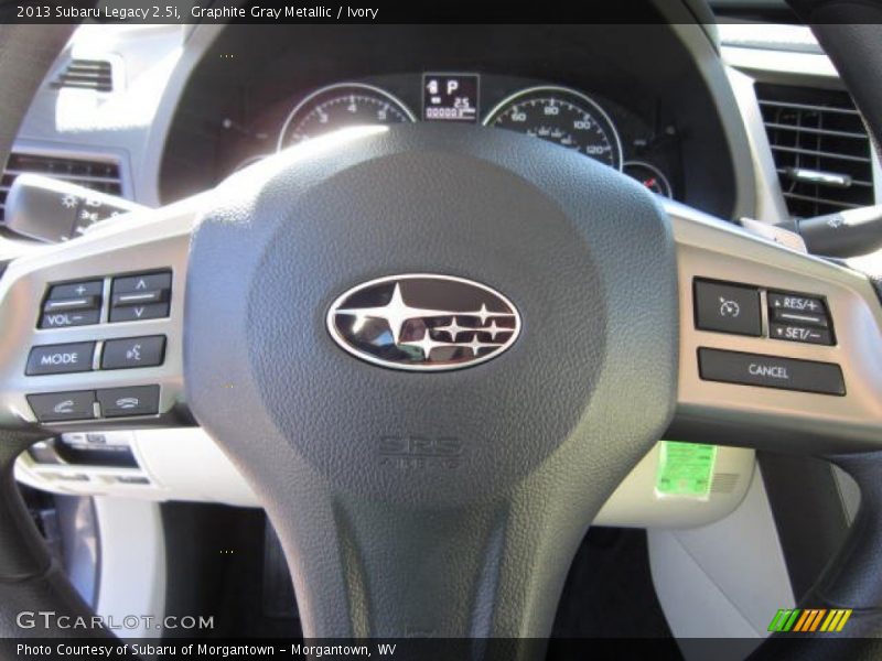 Graphite Gray Metallic / Ivory 2013 Subaru Legacy 2.5i