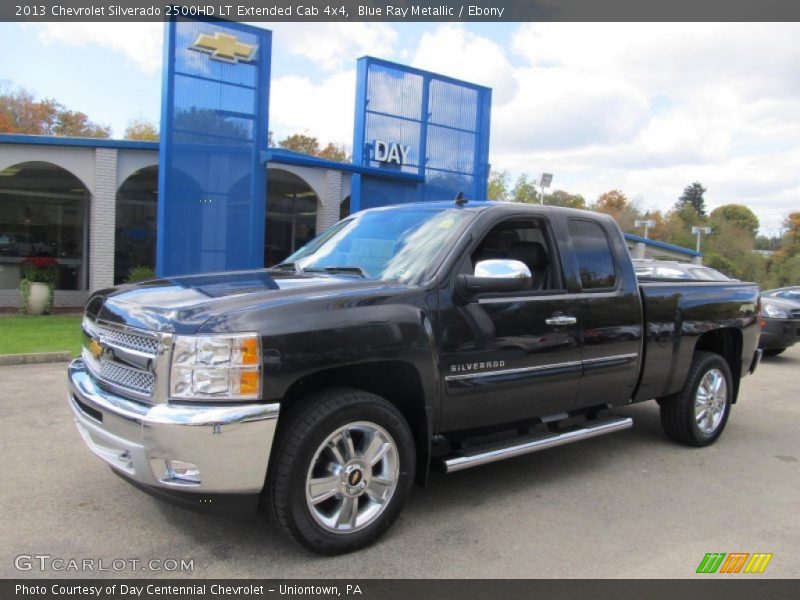 Blue Ray Metallic / Ebony 2013 Chevrolet Silverado 2500HD LT Extended Cab 4x4