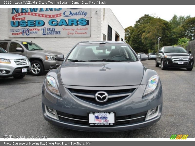 Comet Gray Mica / Black 2010 Mazda MAZDA6 s Grand Touring Sedan