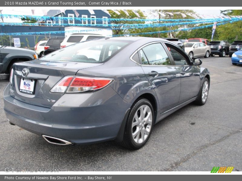 Comet Gray Mica / Black 2010 Mazda MAZDA6 s Grand Touring Sedan