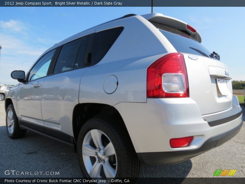 Bright Silver Metallic / Dark Slate Gray 2012 Jeep Compass Sport