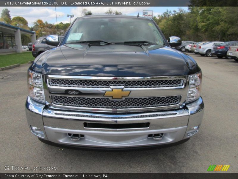 Blue Ray Metallic / Ebony 2013 Chevrolet Silverado 2500HD LT Extended Cab 4x4
