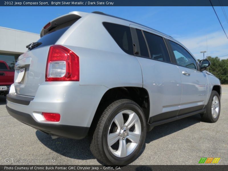 Bright Silver Metallic / Dark Slate Gray 2012 Jeep Compass Sport