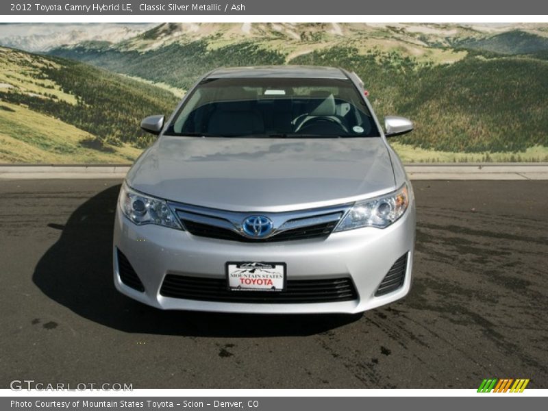 Classic Silver Metallic / Ash 2012 Toyota Camry Hybrid LE