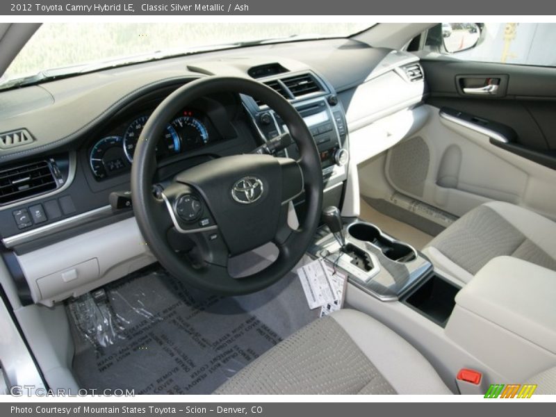 Classic Silver Metallic / Ash 2012 Toyota Camry Hybrid LE