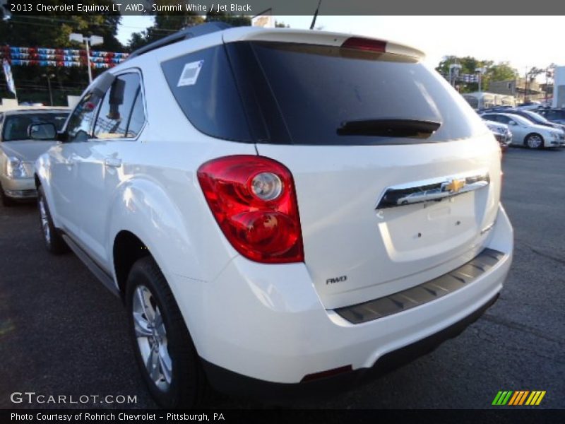 Summit White / Jet Black 2013 Chevrolet Equinox LT AWD