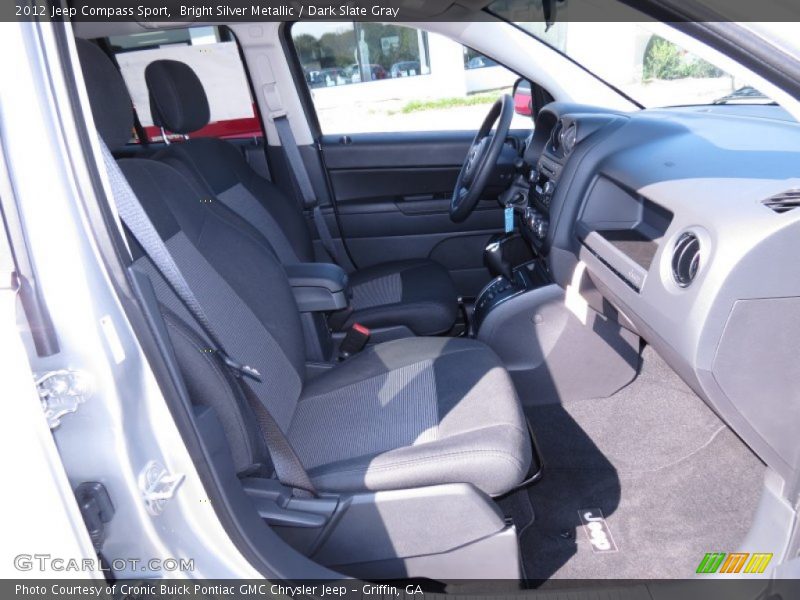 Bright Silver Metallic / Dark Slate Gray 2012 Jeep Compass Sport