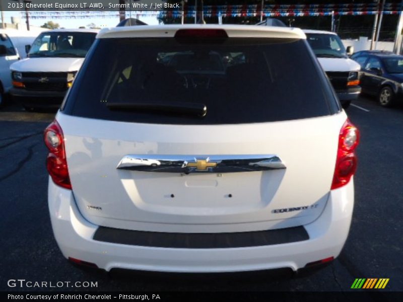 Summit White / Jet Black 2013 Chevrolet Equinox LT AWD