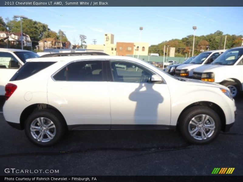 Summit White / Jet Black 2013 Chevrolet Equinox LT AWD