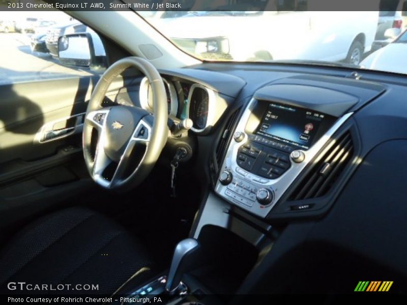 Summit White / Jet Black 2013 Chevrolet Equinox LT AWD