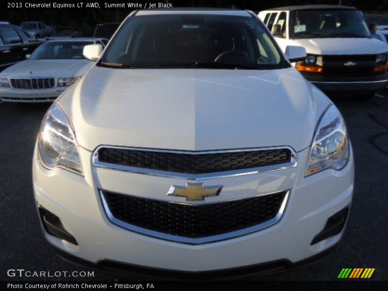 Summit White / Jet Black 2013 Chevrolet Equinox LT AWD