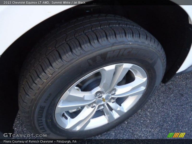 Summit White / Jet Black 2013 Chevrolet Equinox LT AWD