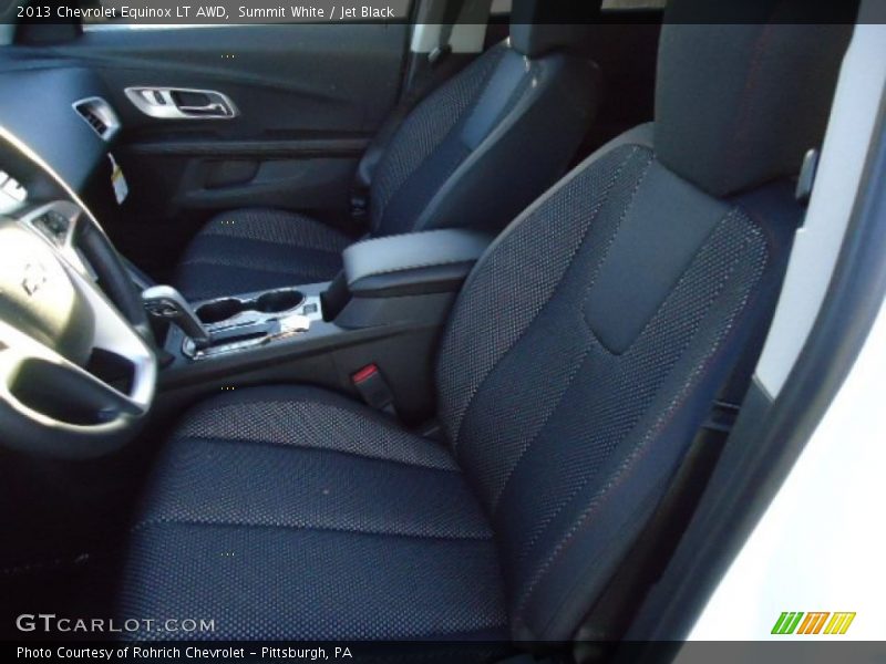Summit White / Jet Black 2013 Chevrolet Equinox LT AWD