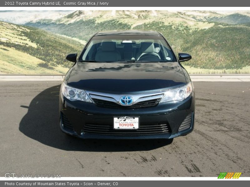 Cosmic Gray Mica / Ivory 2012 Toyota Camry Hybrid LE