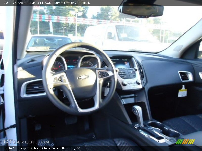 Summit White / Jet Black 2013 Chevrolet Equinox LT AWD