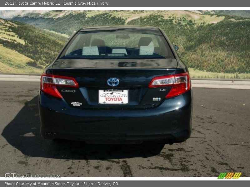 Cosmic Gray Mica / Ivory 2012 Toyota Camry Hybrid LE