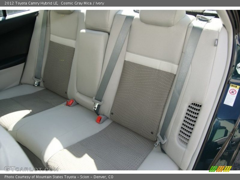 Cosmic Gray Mica / Ivory 2012 Toyota Camry Hybrid LE