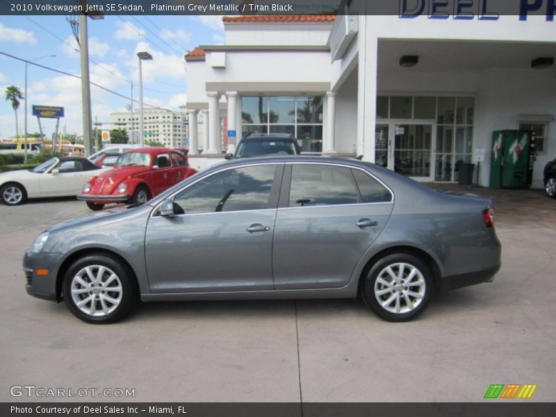 Platinum Grey Metallic / Titan Black 2010 Volkswagen Jetta SE Sedan