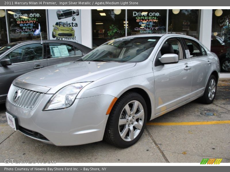 Ingot Silver Metallic / Agate/Medium Light Stone 2011 Mercury Milan I4 Premier