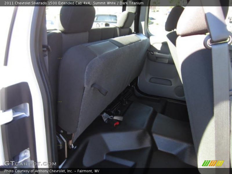 Summit White / Dark Titanium 2011 Chevrolet Silverado 1500 Extended Cab 4x4
