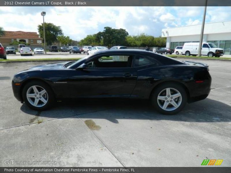 Black / Black 2012 Chevrolet Camaro LT Coupe