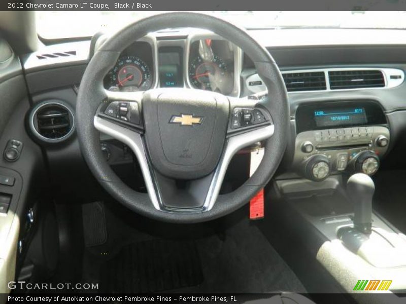 Black / Black 2012 Chevrolet Camaro LT Coupe