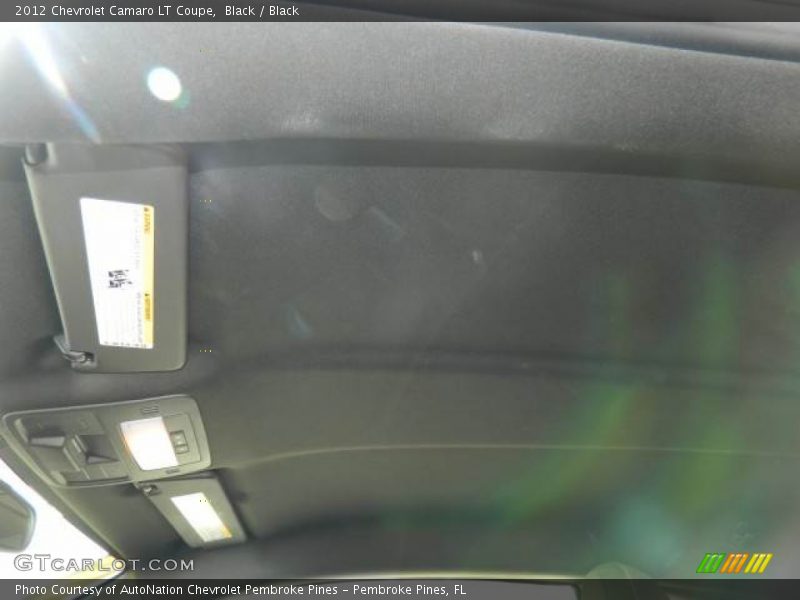 Black / Black 2012 Chevrolet Camaro LT Coupe