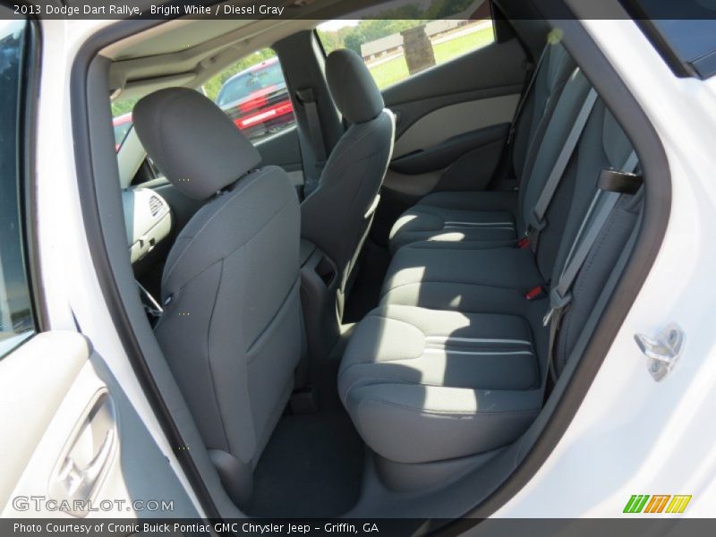 Bright White / Diesel Gray 2013 Dodge Dart Rallye